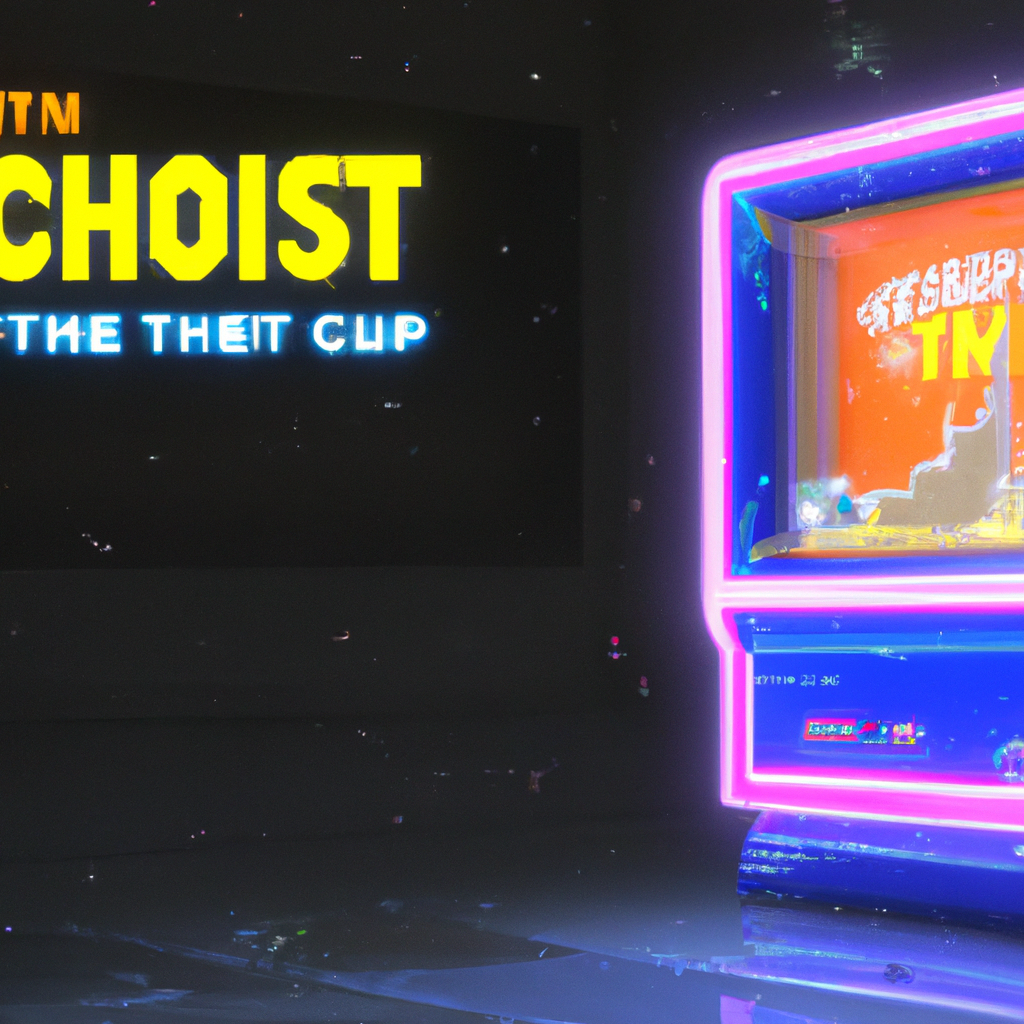 NightCore hero: neon arcade cabinet, dramatic vignette